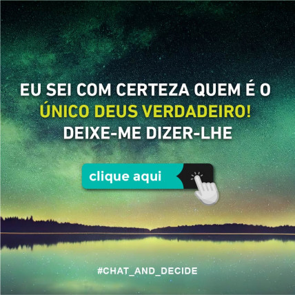 Eu sei com certeza quem é o único Deus verdadeiro!