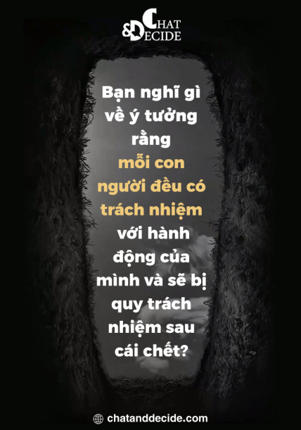 Trách nhiệm cá nhân và sự xét xử sau khi chết.