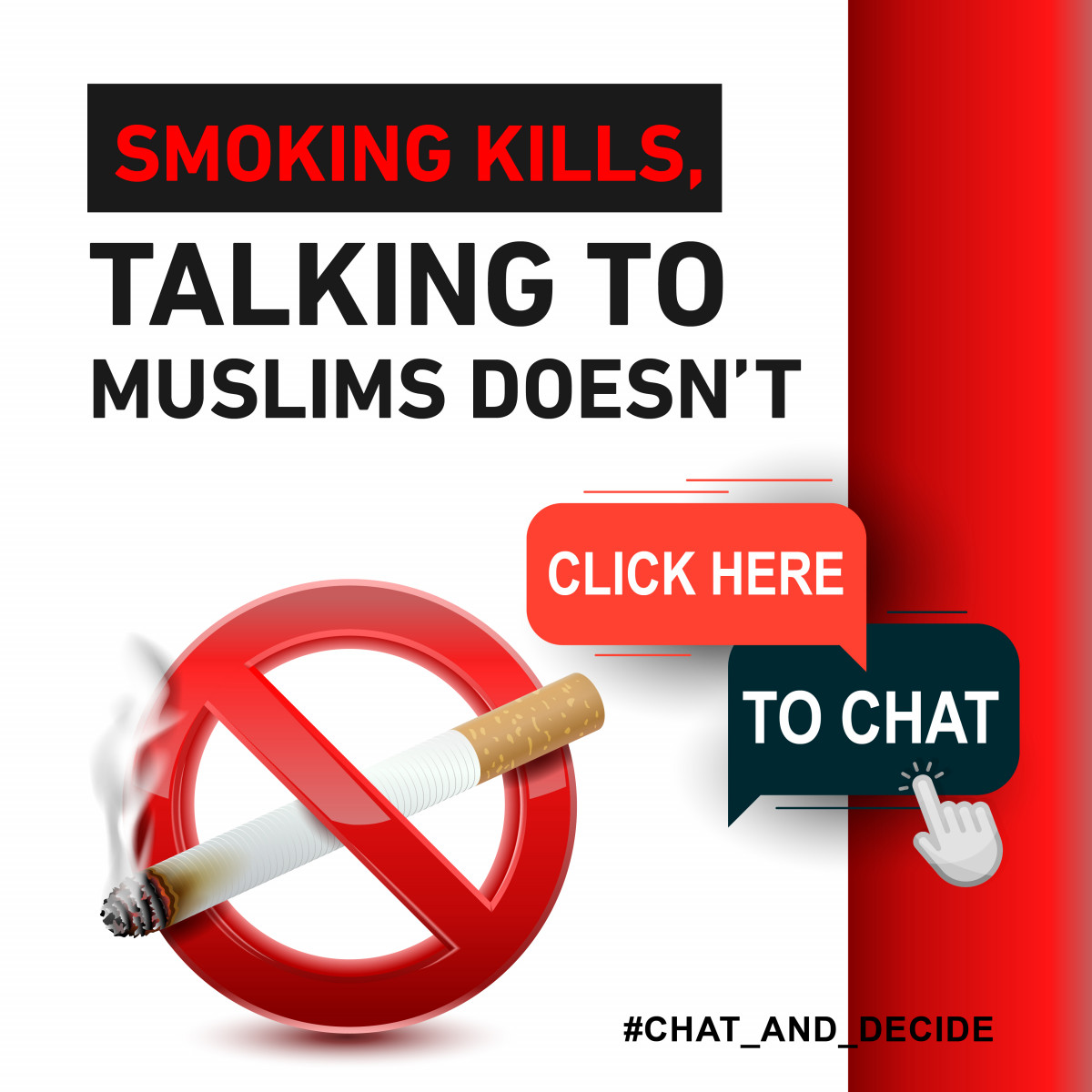 It's a promotional phrase after smoking