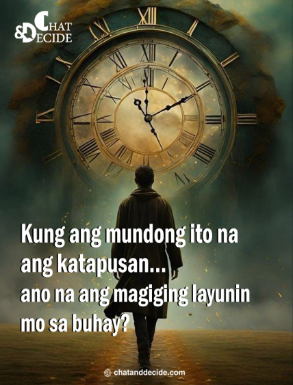 Kung ang mundong ito na ang katapusan… ano na ang magiging layunin mo sa buhay?