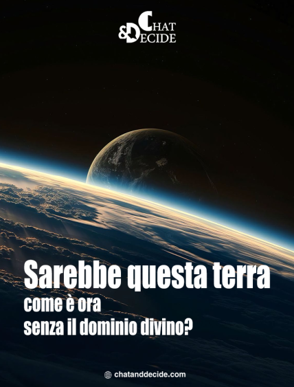 Sarebbe questa terra come è ora senza il dominio divino?