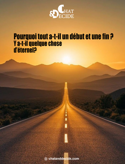 Pourquoi tout a-t-il un début et une fin ? Y a-t-il quelque chose d’éternel?
