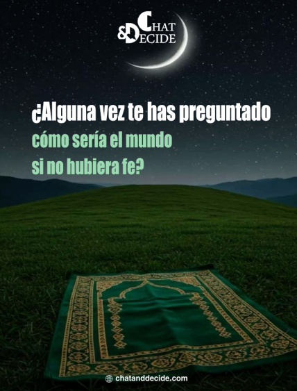 ¿Alguna vez te has preguntado cómo sería el mundo si no hubiera fe?