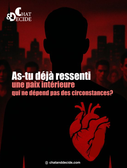 As-tu déjà ressenti une paix intérieure qui ne dépend pas des circonstances?