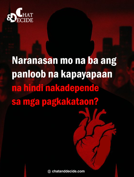 Naranasan mo na ba ang panloob na kapayapaan na hindi nakadepende sa mga pagkakataon?