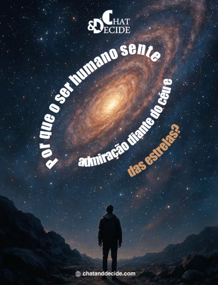 Por que o ser humano sente admiração diante do céu e das estrelas?