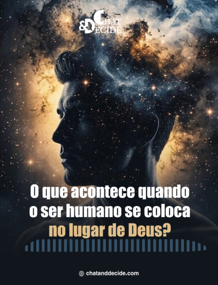 O que acontece quando o ser humano se coloca no lugar de Deus?