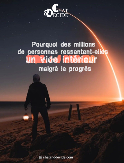 Pourquoi des millions de personnes ressentent-elles un vide intérieur malgré le progrès matériel ?