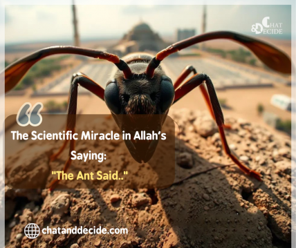 The Scientific Miracle in Allah's Saying: "The Ant Said.."