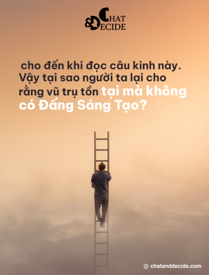 Cuốn sách không tác giả? Vũ trụ không Sáng Tạo?