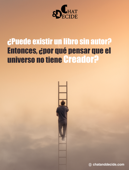 "¿Un libro sin autor? ¿Por qué el universo sin Creador?"