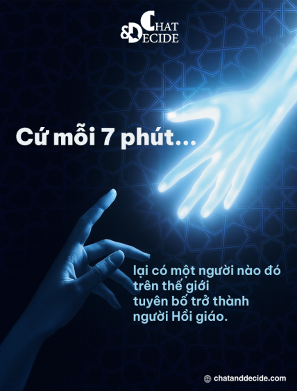 Cứ 7 phút, một người tuyên bố theo Hồi giáo