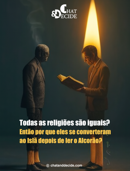 Todas as religiões são iguais? Então por que eles se converteram ao Islã depois de ler o Alcorão?